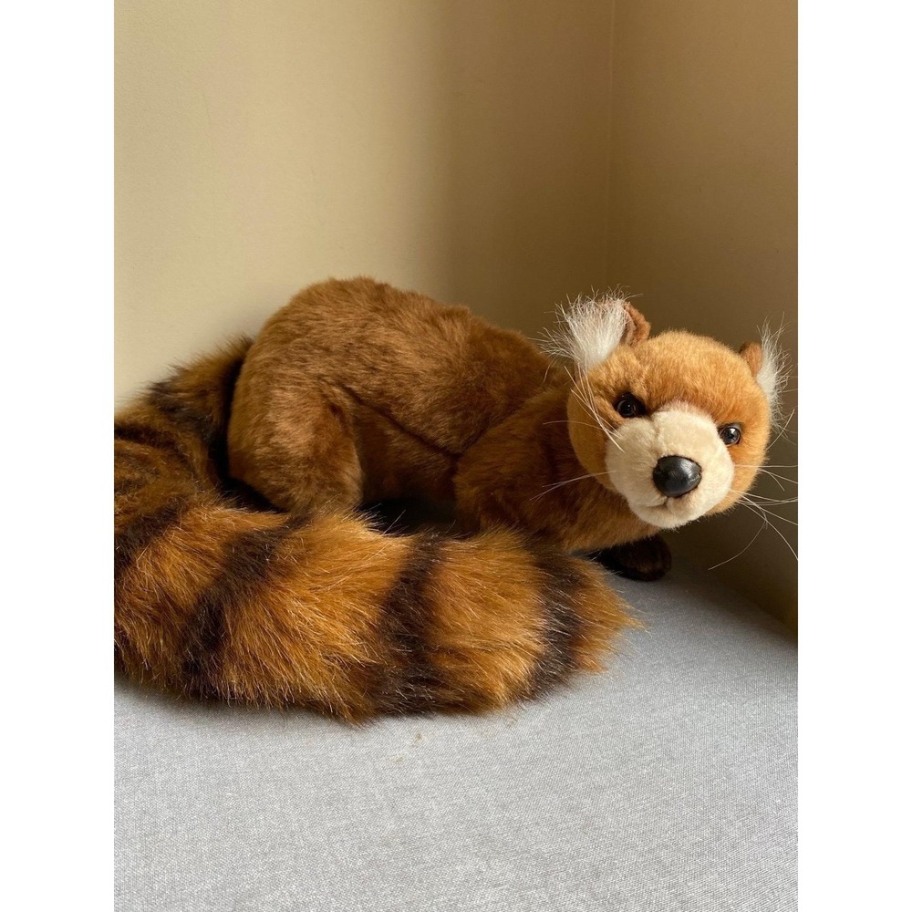 Hansa Mongoose Hand Crafted Plush Vintage Creation Stuffed Realistic Toy s36